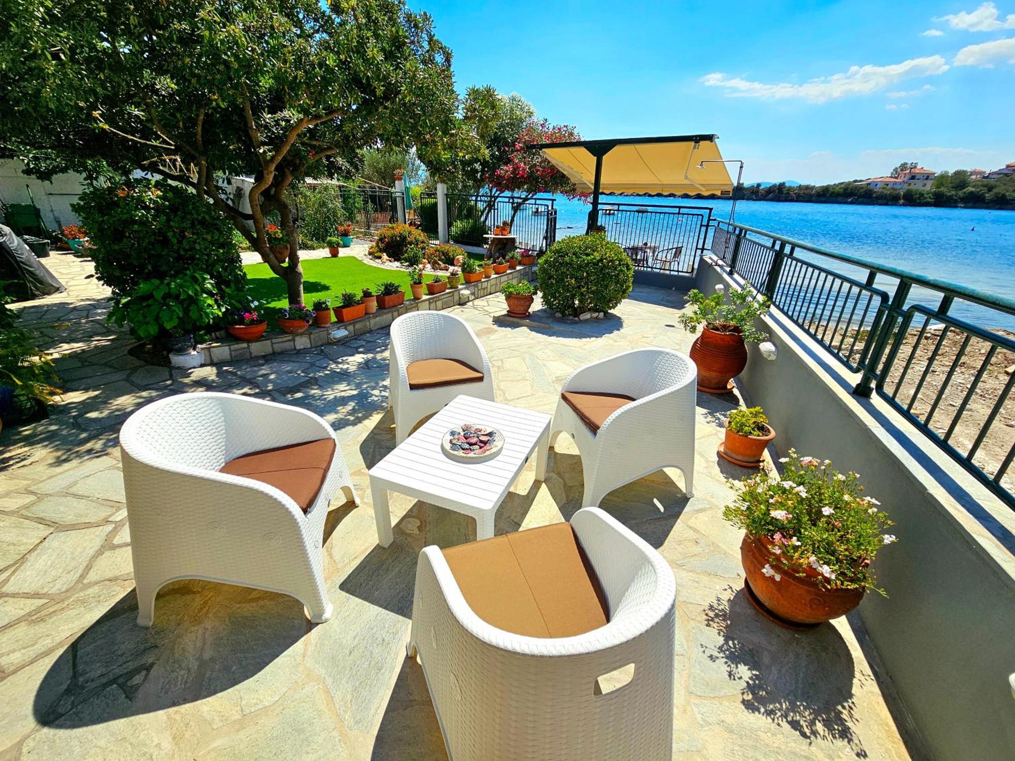 Villa Polianthi Seaside House Marathos  Exterior foto