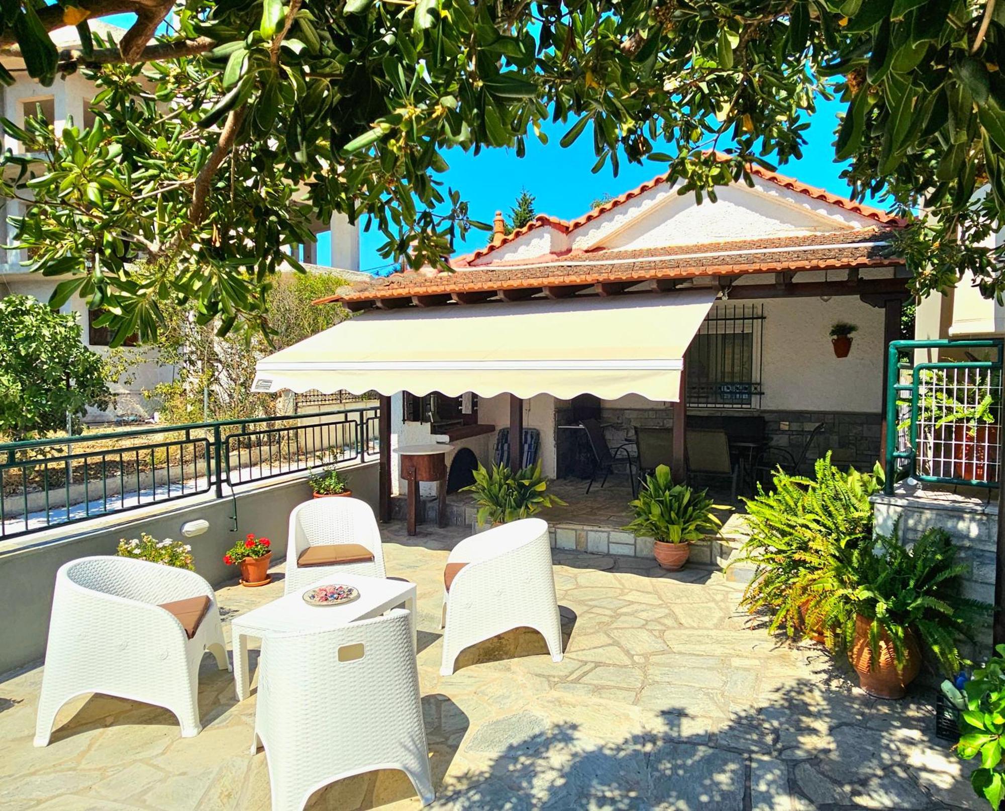 Villa Polianthi Seaside House Marathos  Exterior foto