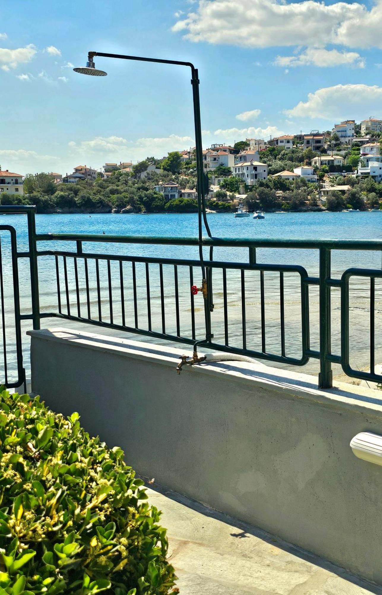 Villa Polianthi Seaside House Marathos  Exterior foto